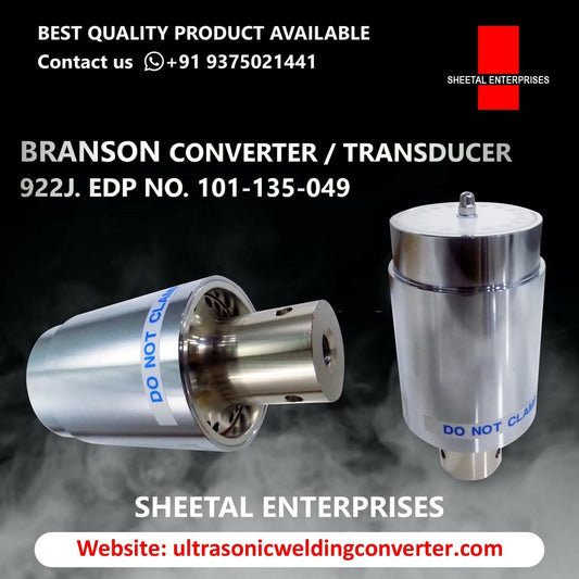 Branson 922J Ultrasonic Converter Transducer 20kHz EDP 101-135-049
